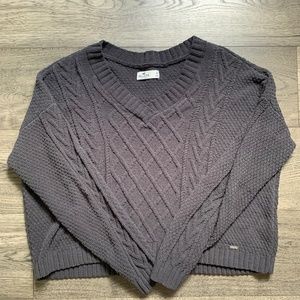 hollister dark grey sweater